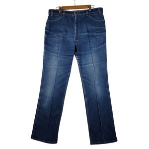 Vintage Levis 554 Orange Tab Jeans Mens 40x32 Blue Straight Leg Made in USA 80s